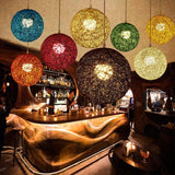 Hilde - Vintage Wicker Pendant Lamp