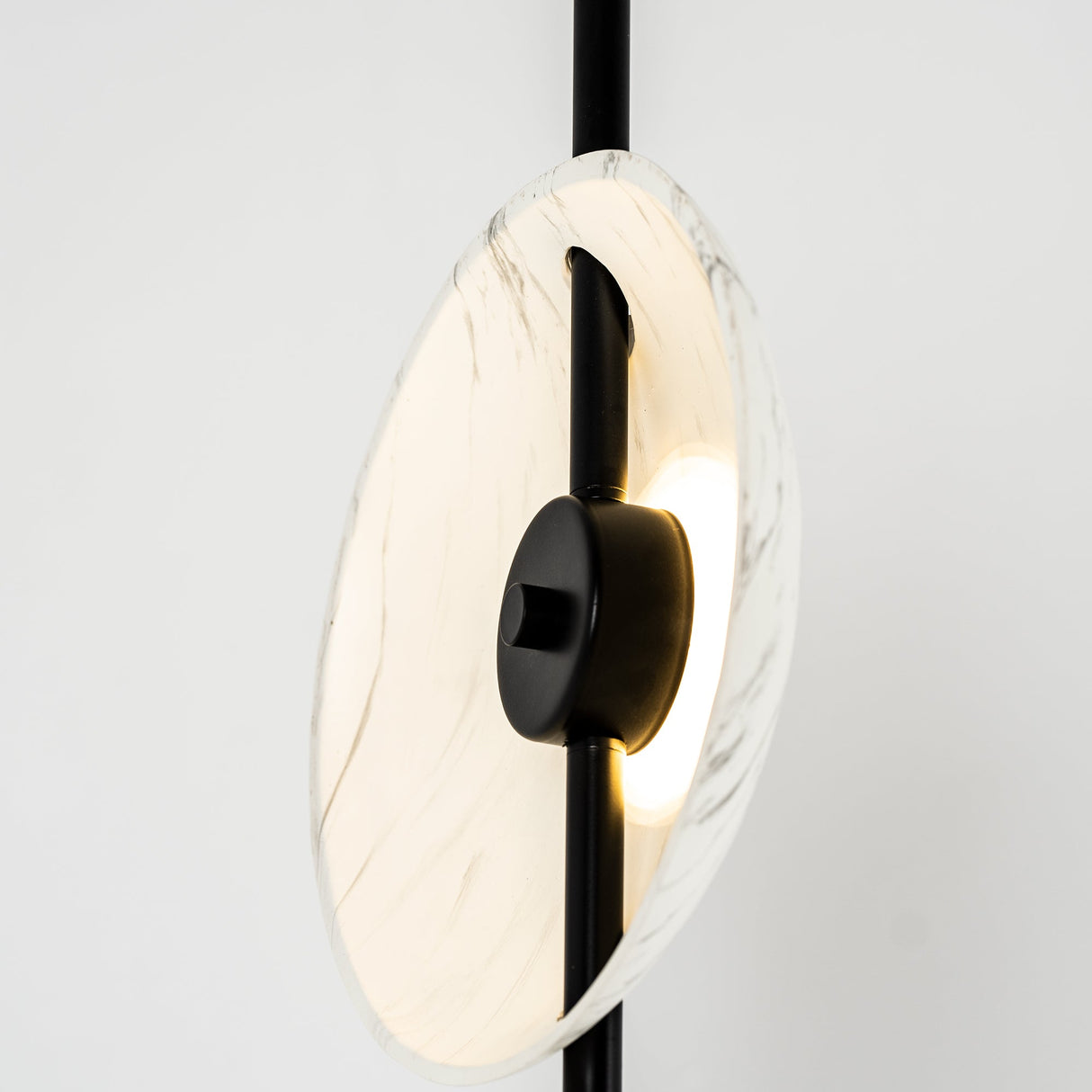 Saucer Marble Floor Lamp