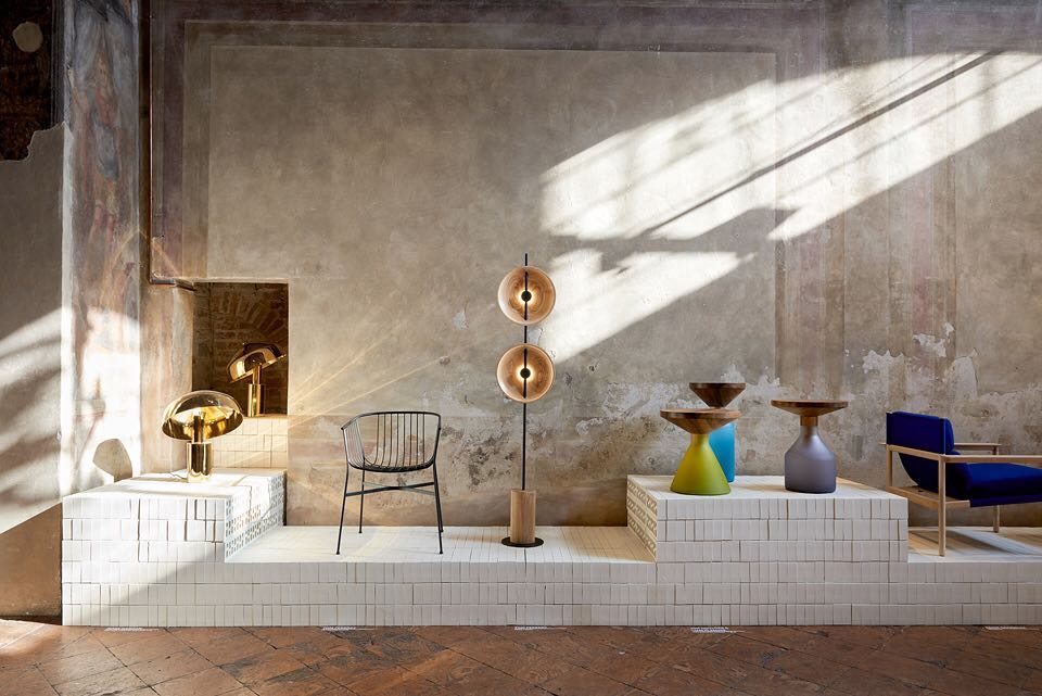 Saucer Marble Floor Lamp