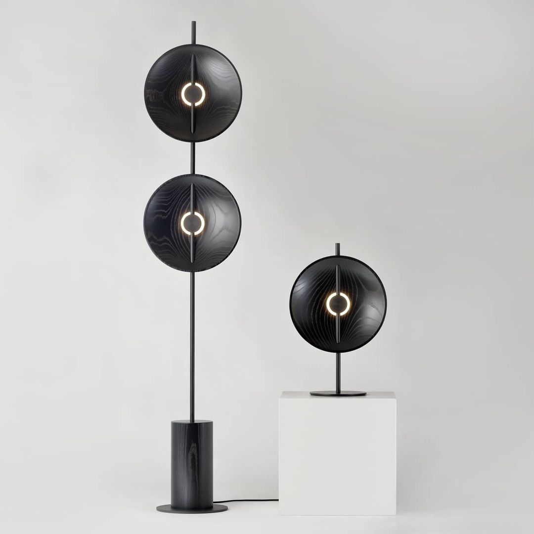 Saucer Marble Floor Lamp