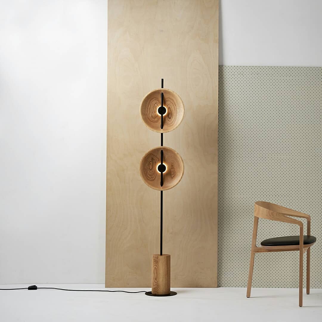 Saucer Marble Floor Lamp