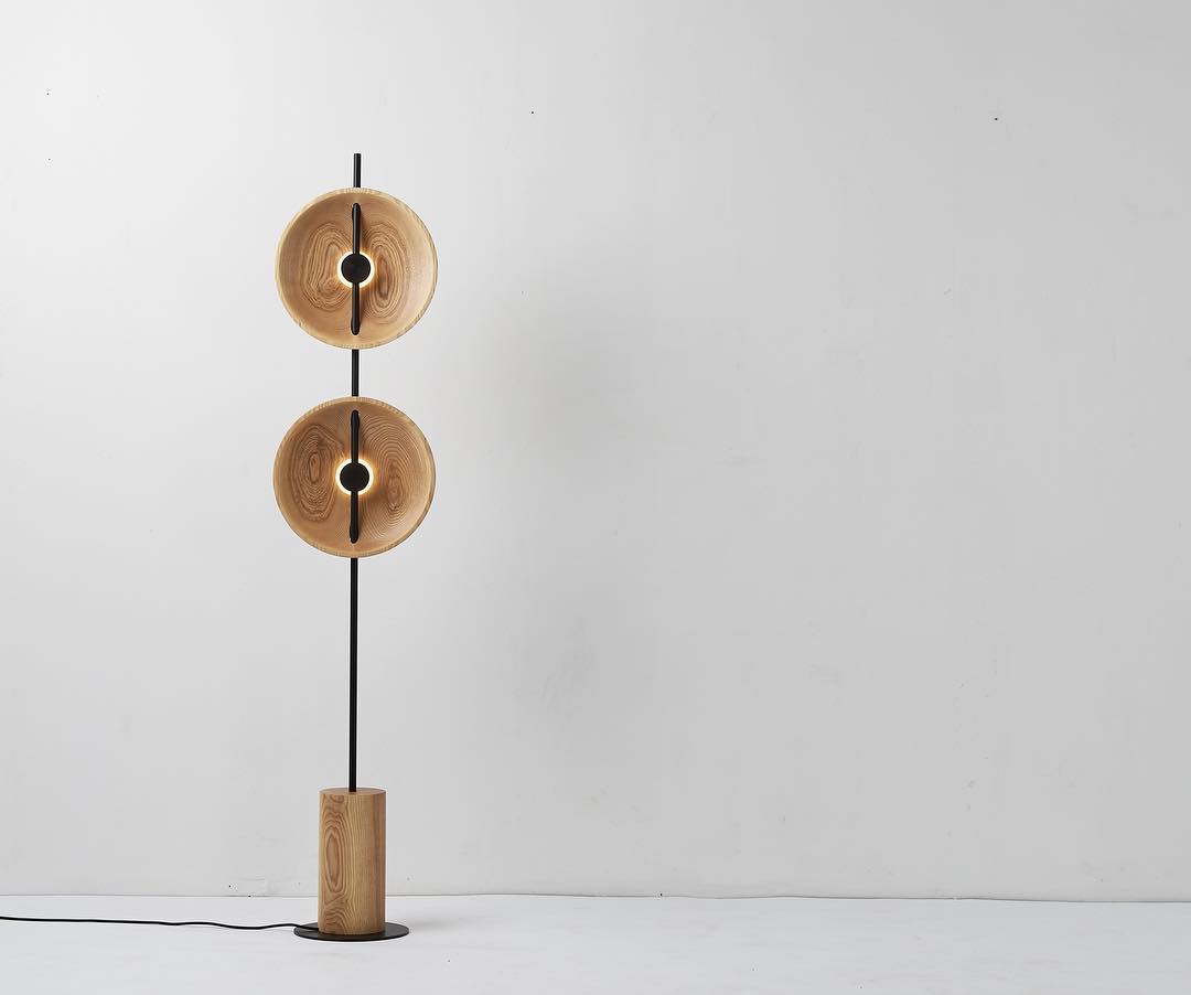 Saucer Marble Floor Lamp