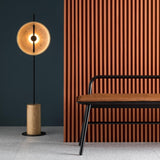 Saucer Marble Floor Lamp