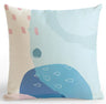 Modern Minimalist Abstract Cushion Cover Hand Paintings Sun Raindrops
