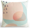 Modern Minimalist Abstract Cushion Cover Hand Paintings Sun Raindrops