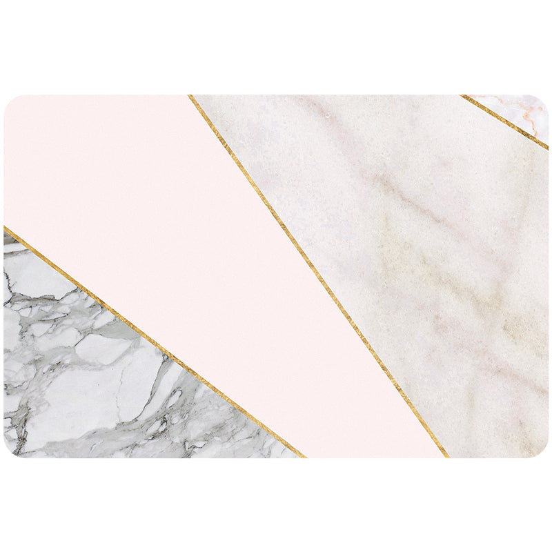 Modern Pink Bath Mat