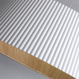 Modern Ribbed Pendant Light