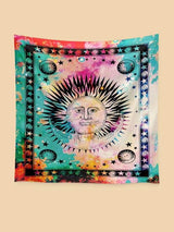 Moon & Sun Pattern Tapestry