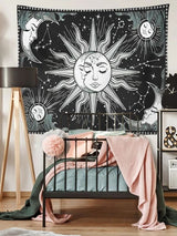 Moon & Sun Pattern Tapestry