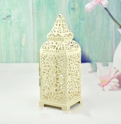 Moroccan Carved Metal Candle Holders
