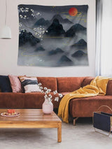 Mountain Print Tapestry