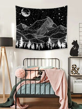 Mountain Print Tapestry