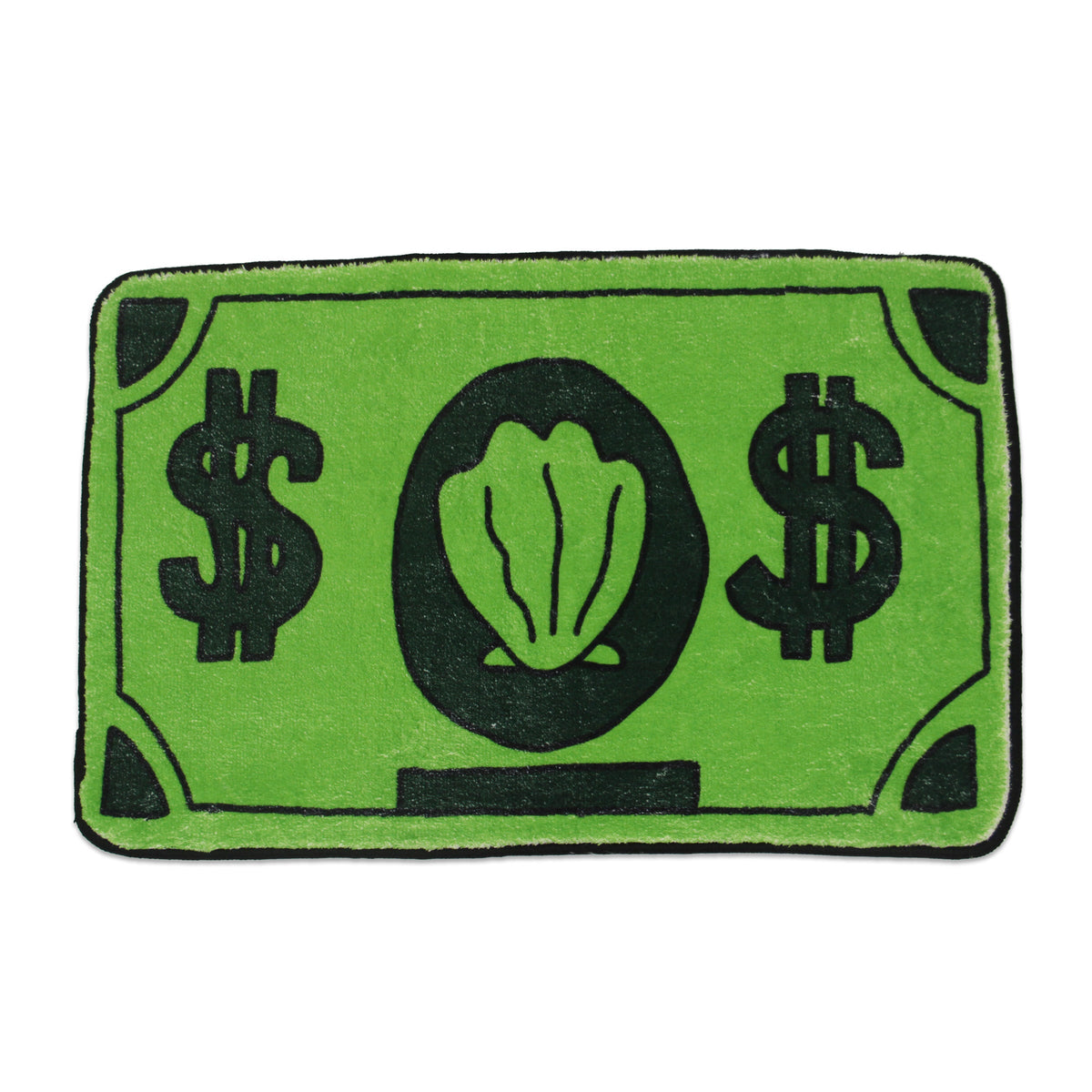 Mr.Krabs' Dollar Bath Mat, Non Slip Bathmat, Green Bathroom Rugs ...