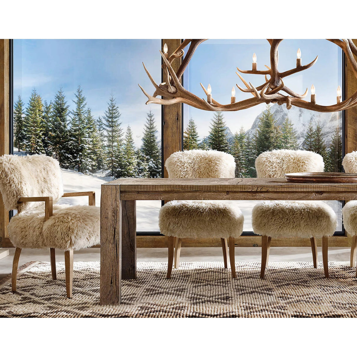 Narural Antlers Chandelier