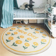 Nice Day Yellow Flower Round Mat