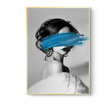 Nude with Golden Antlers Figurative Photographic Wall Art