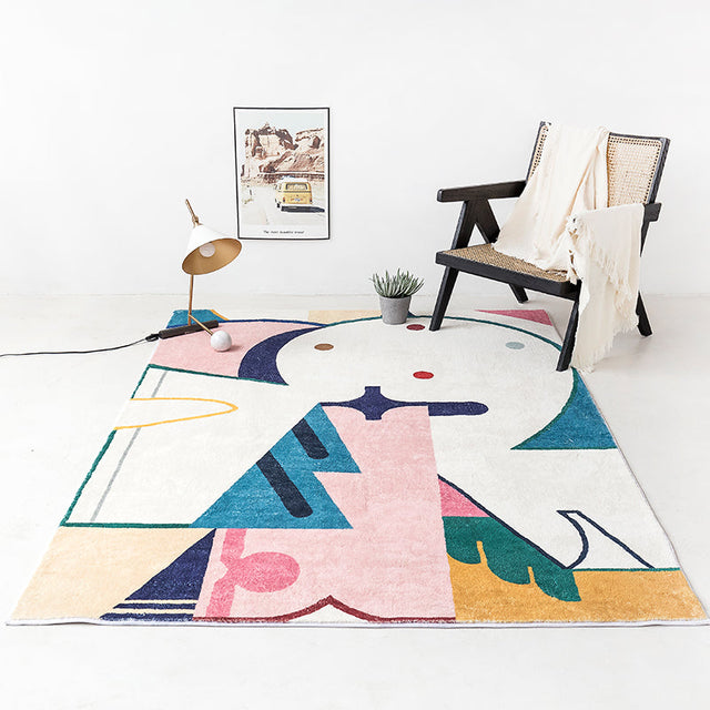Nordic Geometric Simplicity Creative Bedroom Mat