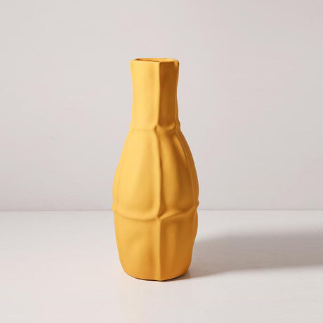 Nordic Style Art Ceramic Creative Hydroponic Vase Dried Flower Ornament Living Room Desktop Flower Decoration Homeware