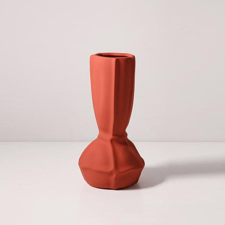 Nordic Style Art Ceramic Creative Hydroponic Vase Dried Flower Ornament Living Room Desktop Flower Decoration Homeware