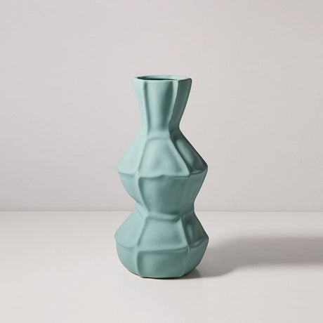 Nordic Style Art Ceramic Creative Hydroponic Vase Dried Flower Ornament Living Room Desktop Flower Decoration Homeware