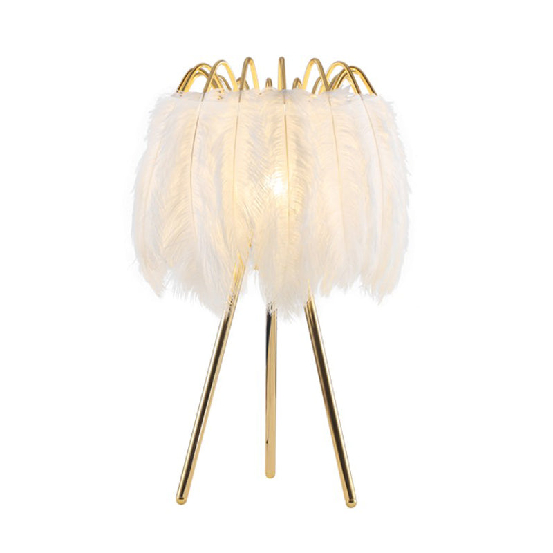 Feather Table Lamp & Floor Lamp