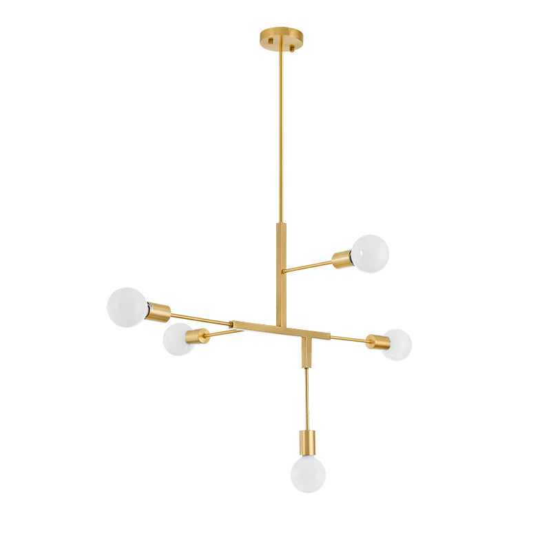 Cliff Brass chandelier 5Lights