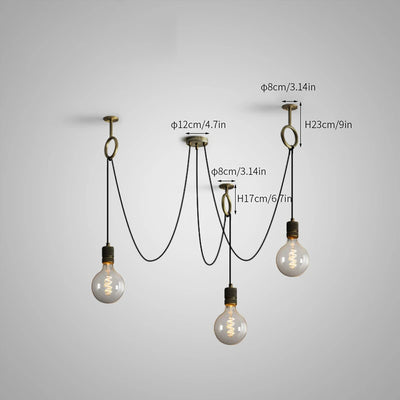 American Countryside Industrial Chandelier