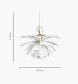 Crystal Echinacea Pendant Lamp