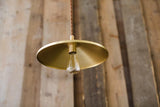 Trudeau Brass Shade Minimalist Pendant Light