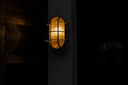 Nautilus Oval Outdoor and Bathroom Wall Light