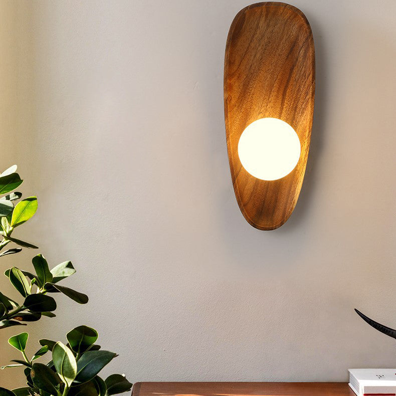 Black Walnut Wall Lamp