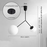 Yuli Minimalist 2 Head Branch Pendant Light