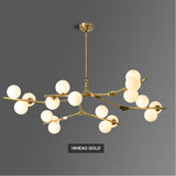 Glass Orb Branch Chandelier