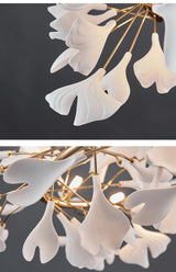 Gingko Leaf Round Chandelier