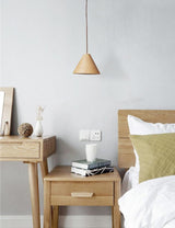 Geppetto Wooden Cone Pendant Light