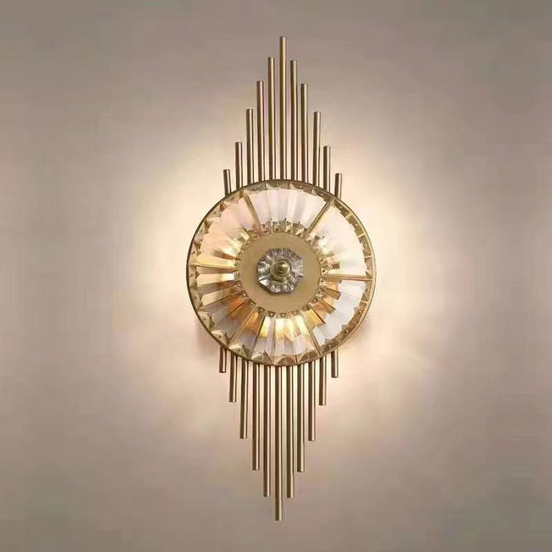 Crystal Gear Wall Lamp