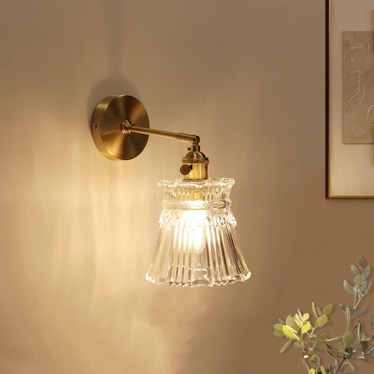 Bell Crystal Wall Lamp