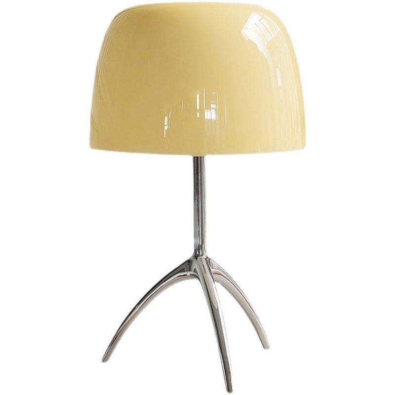 Classic Glass Tripod Bedside Table Lamp