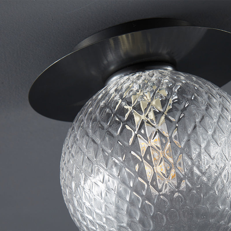 Diamond-Shaped Glass Bulb Wall Lamp