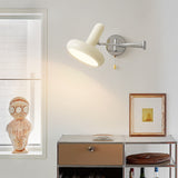 Cream Rocker Arm Wall Lamp