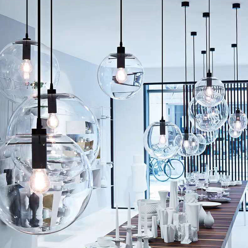 Glass Bolle Sola pendant light