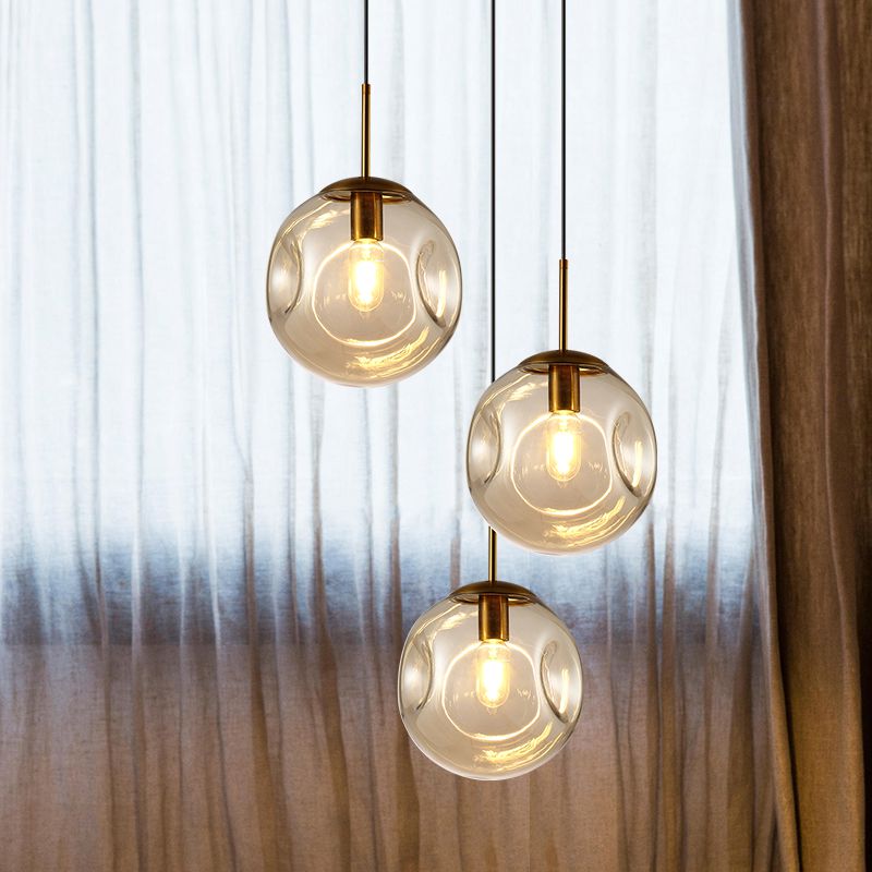 Convex Glass Bolle Pendant light