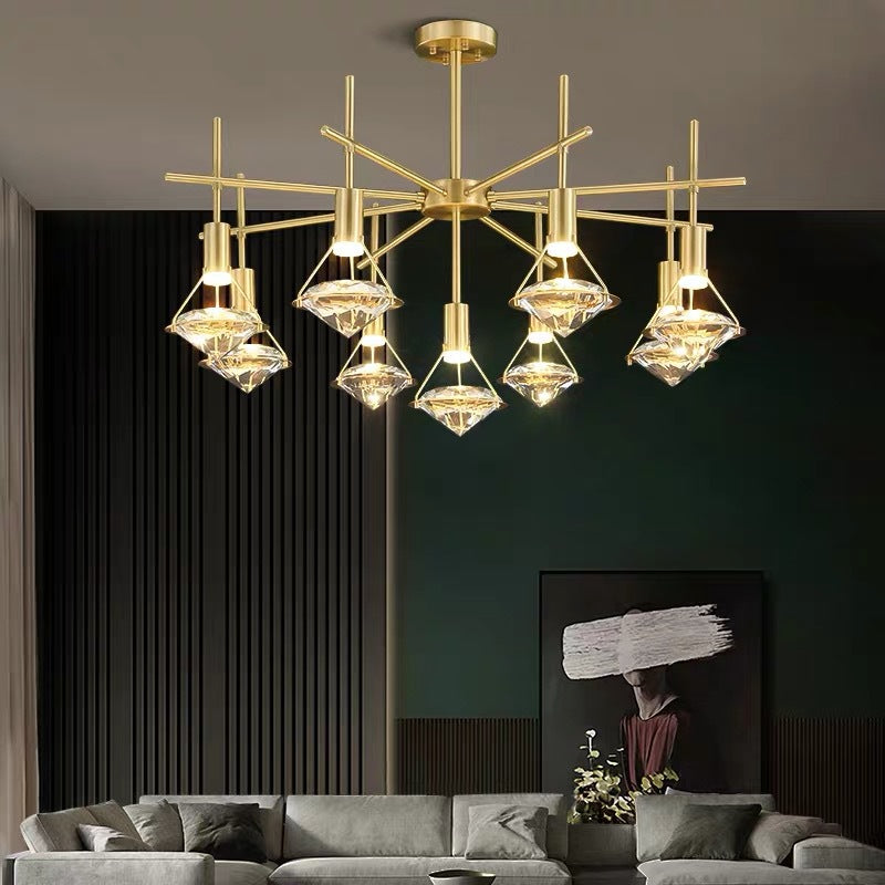 Diamond Carat Chandelier Lamp