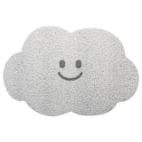 Cute Cartoon Cloud Door Mat, Dust-Removal Entryway Rug, Floor Mat for Home Entry, Non-Slip Carpet PVC Foot Mat