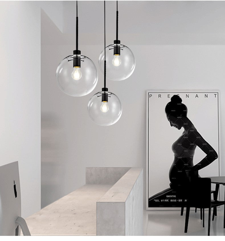 Glass Bolle Sola pendant light