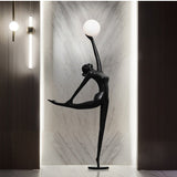 Creative Art Body Statue Decorative Floor Lamp