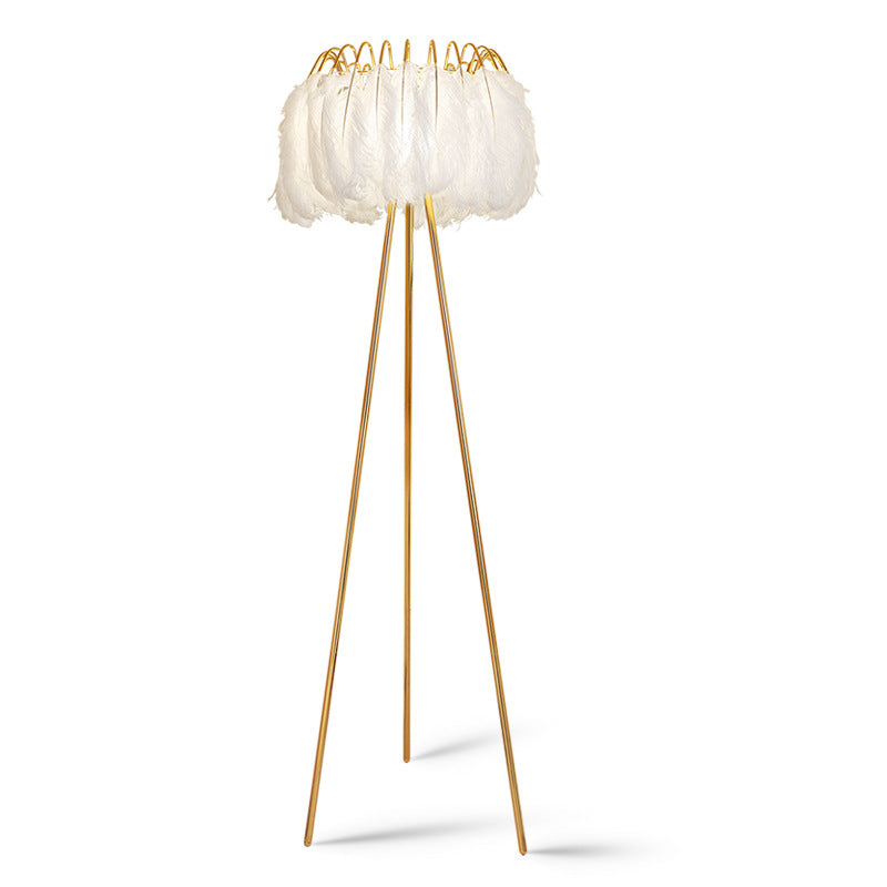 Feather Table Lamp & Floor Lamp