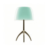 Classic Glass Tripod Bedside Table Lamp