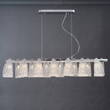 Glass Linear Chandelier