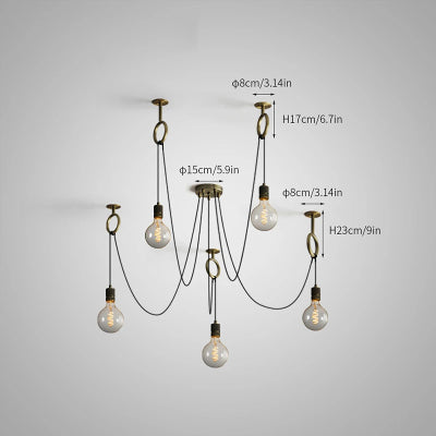 American Countryside Industrial Chandelier